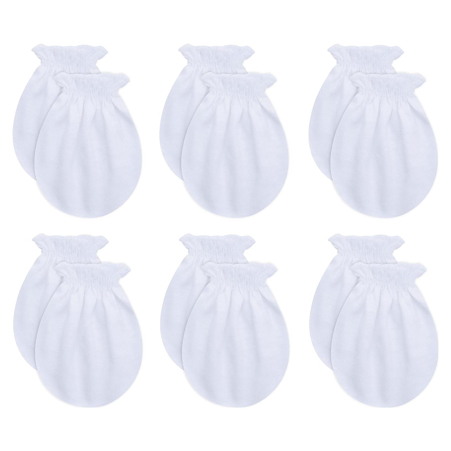 Guantes de Algodón RATIVE para Bebés 0-6 Meses - 6 Pares