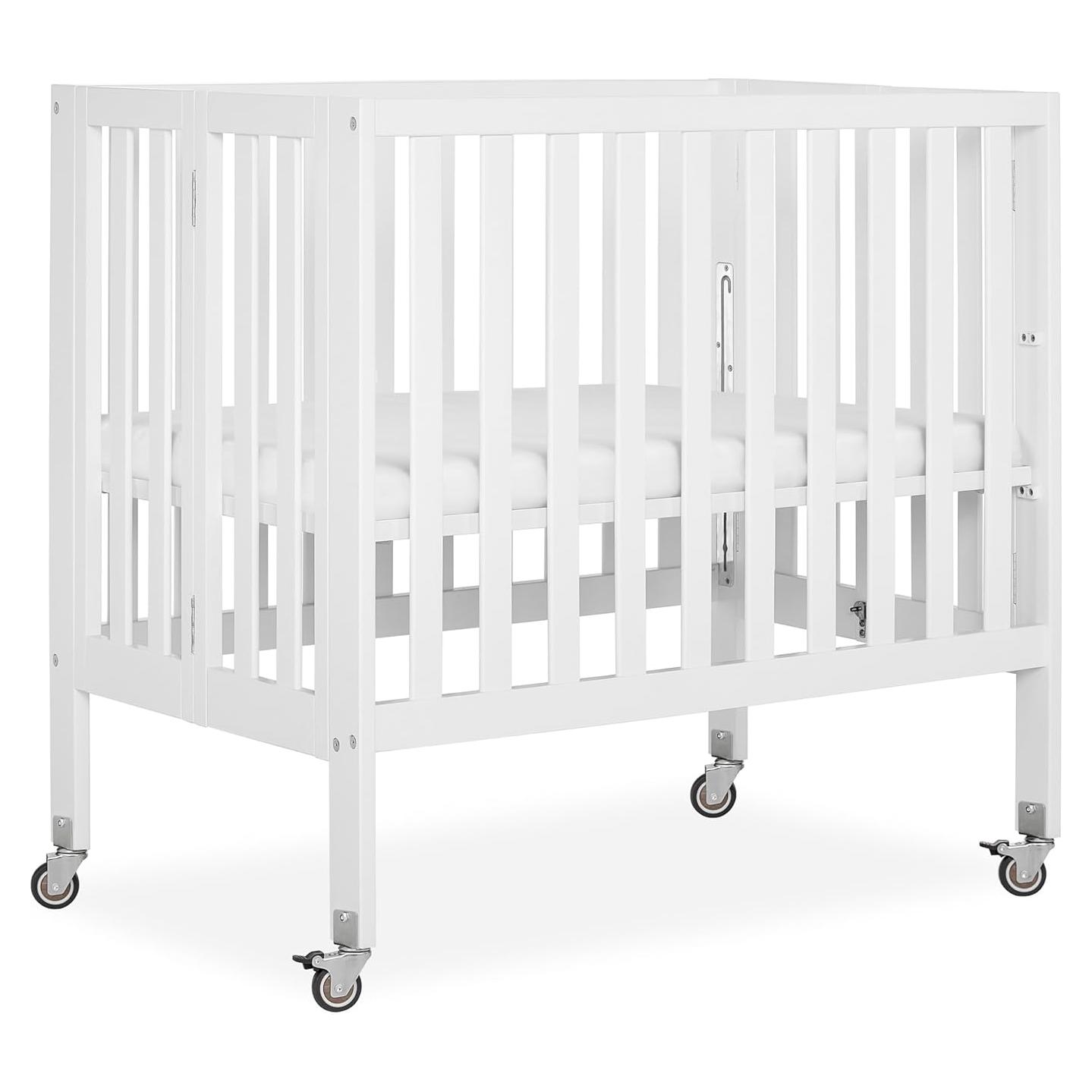 Cuna Plegable Dream On Me Jett Blanca, Ligera y Portátil