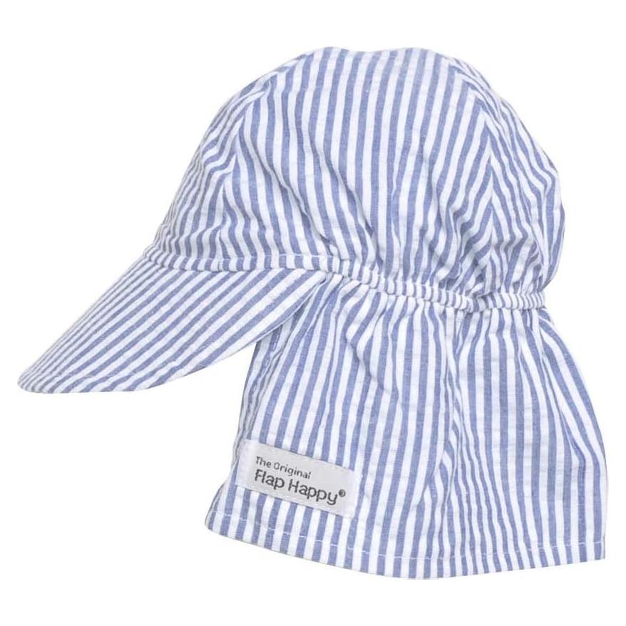 Sombrero de Sol Flap Happy UPF 50+ para Bebés Rayas