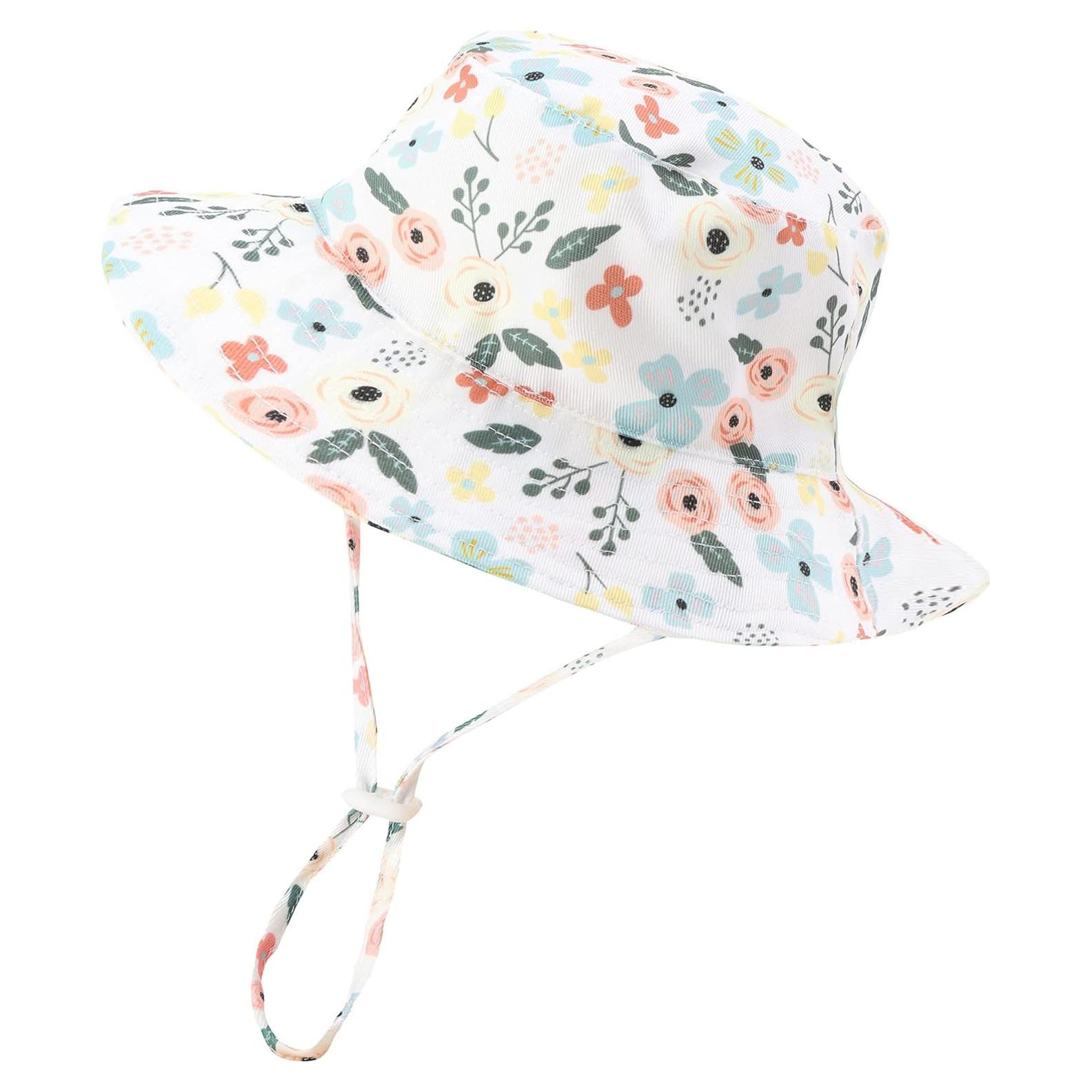 Sombrero de sol para bebé BU-001, UPF 50+, 0-4 años