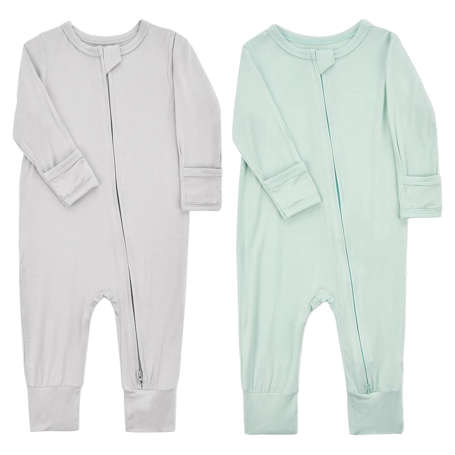 Pijama Sin Pies Aablexema para Bebé 6-12 Meses Rayón Bambú