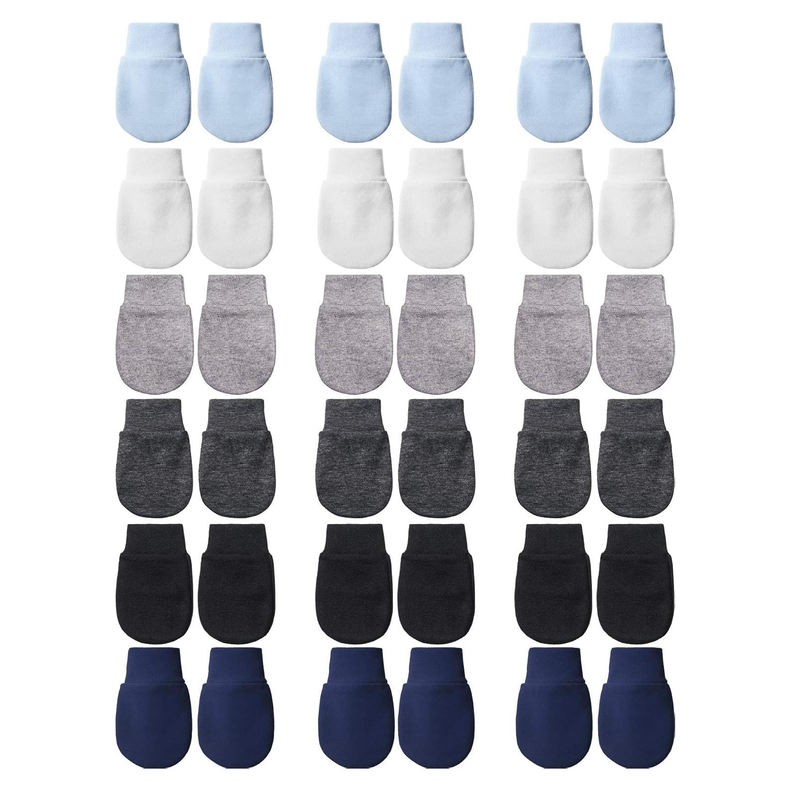 18 Pares Manoplas Sin Rasguños Bebés Geyoga 0-6 Meses