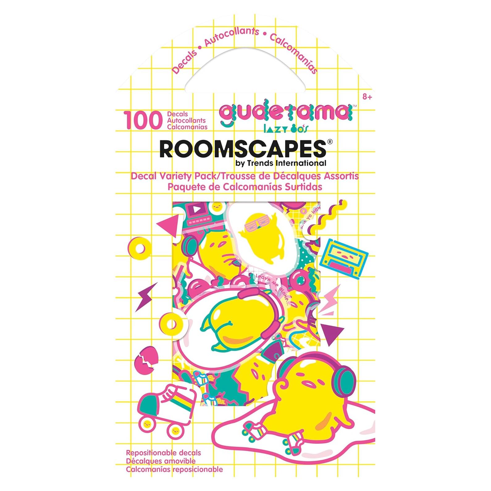 Calcomanías Gudetama Sandylion - 100 Piezas Reutilizables