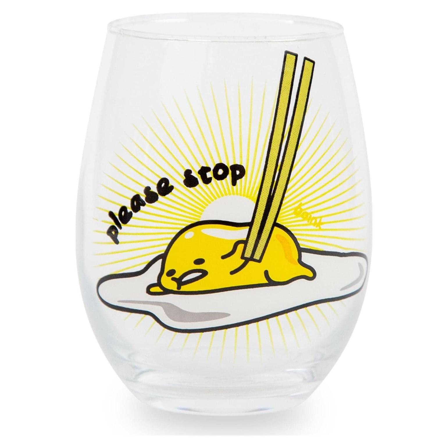 Vaso Sin Tallo Gudetama Sanrio 591ml Multicolor