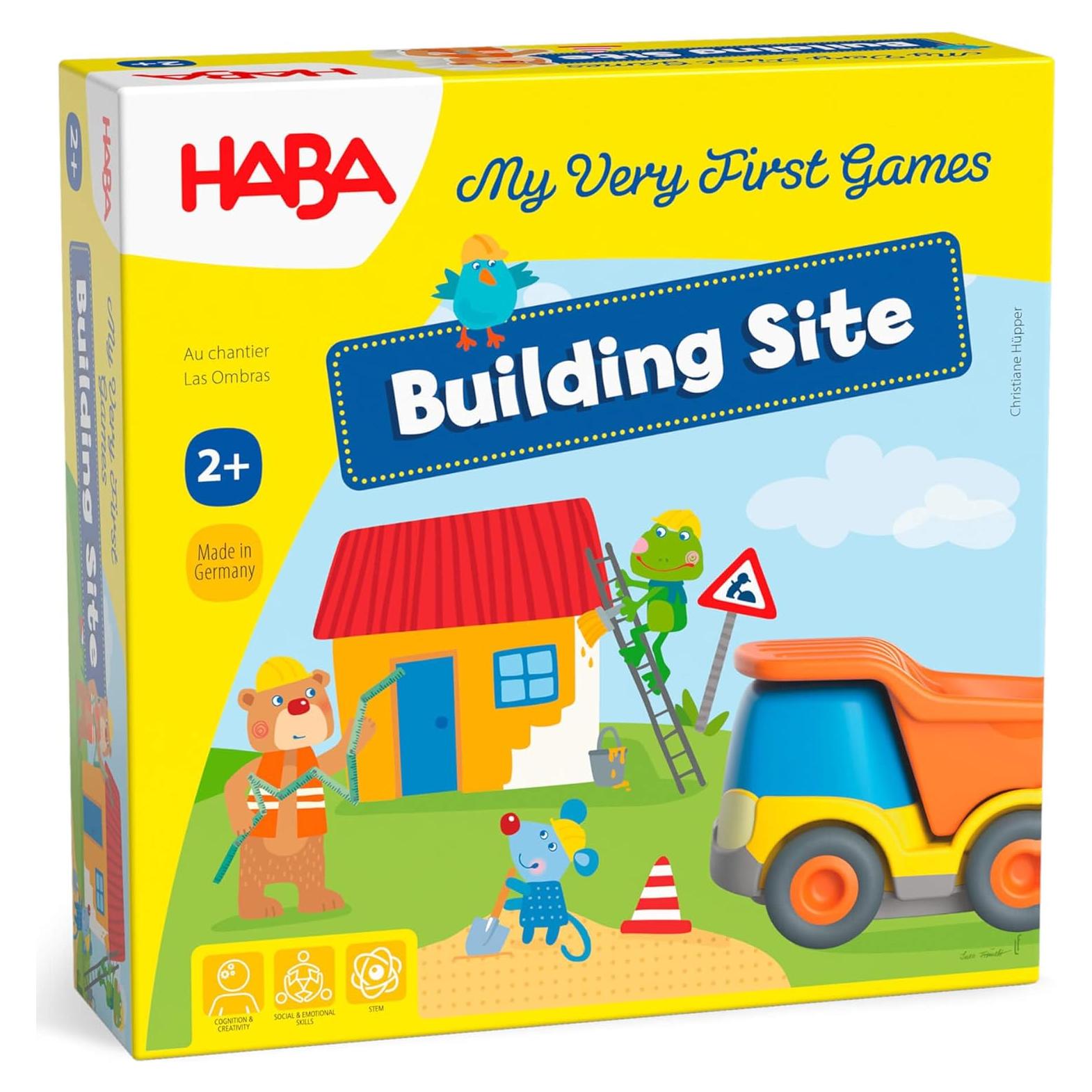 Juego de Mesa HABA Mis Primeros Juegos Sitio de Construcción 2-4 Años