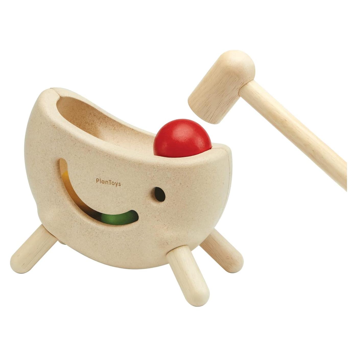 Juego de Golpe PlanToys 5454 - Natural, 1.11 kg, 6 meses+