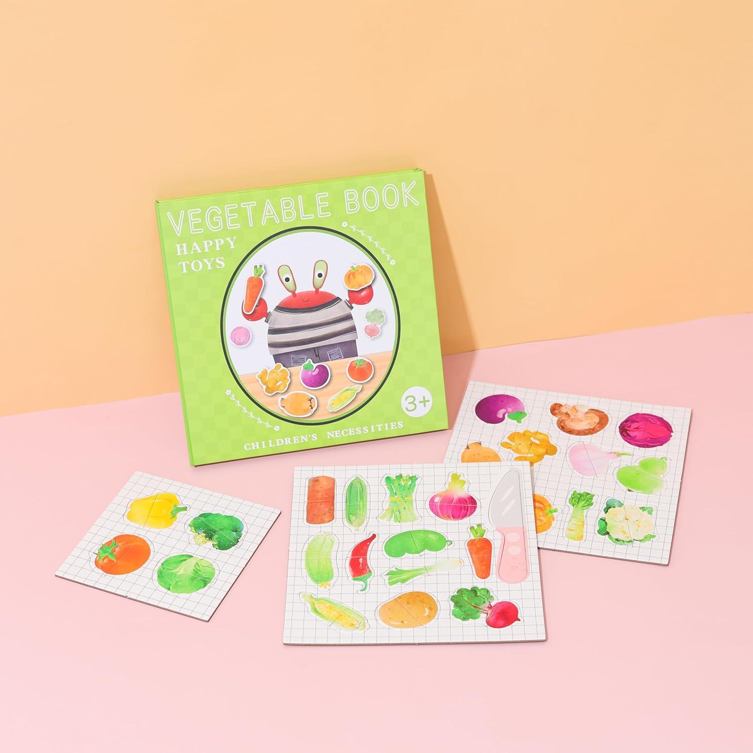 Libro Interactivo de Verduras Easy_company - Juguete Educativo