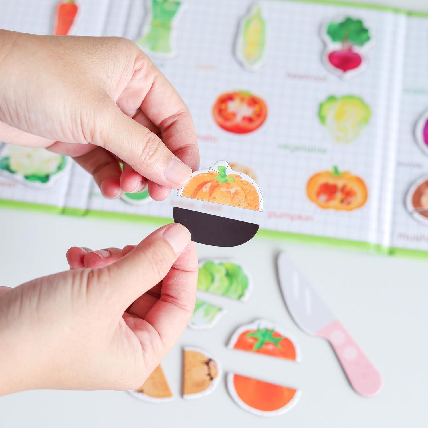 Libro Interactivo de Verduras Easy_company - Juguete Educativo