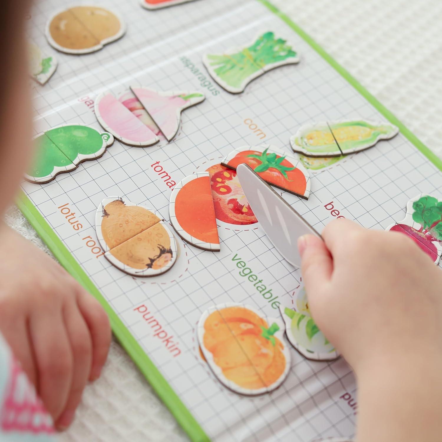 Libro Interactivo de Verduras Easy_company - Juguete Educativo