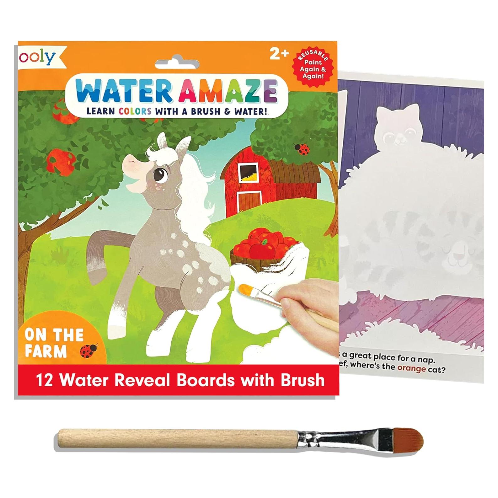 Ooly Water Amaze - Kit de Pintura Acuarela Reutilizable