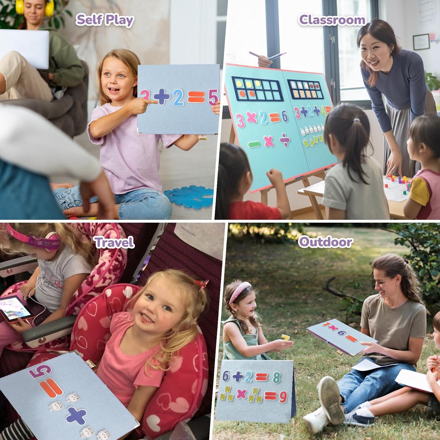 Juego de Contadores de Marco de Diez CHEFAN - 2 Marcos y 162 Piezas