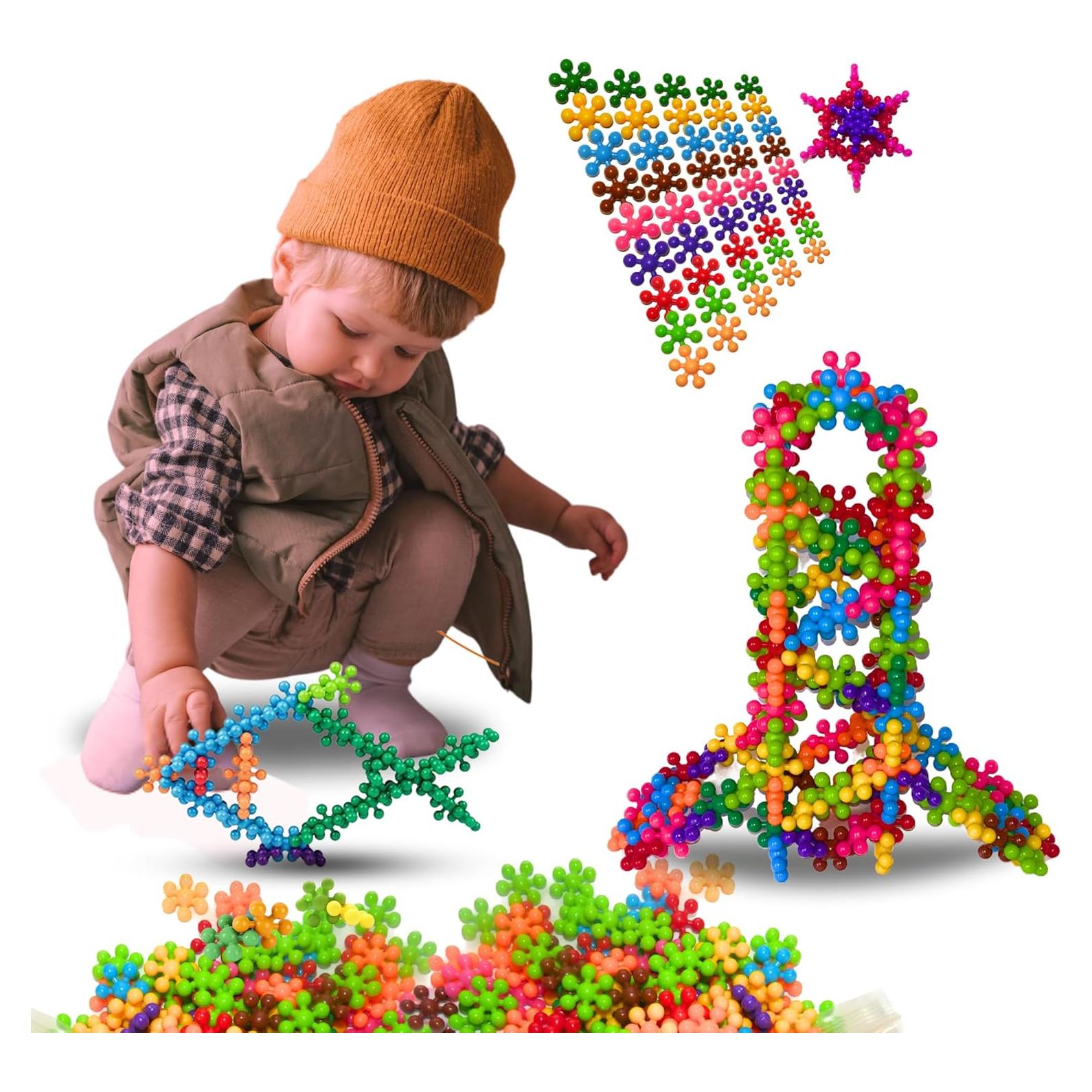 Set de 200 Bloques de Construcción Montessori - Juguetes STEM