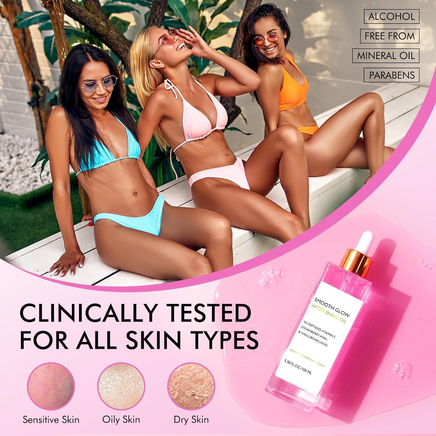 Aceite After Shave Ikzee 100ml Fresa y Vainilla Hidratante