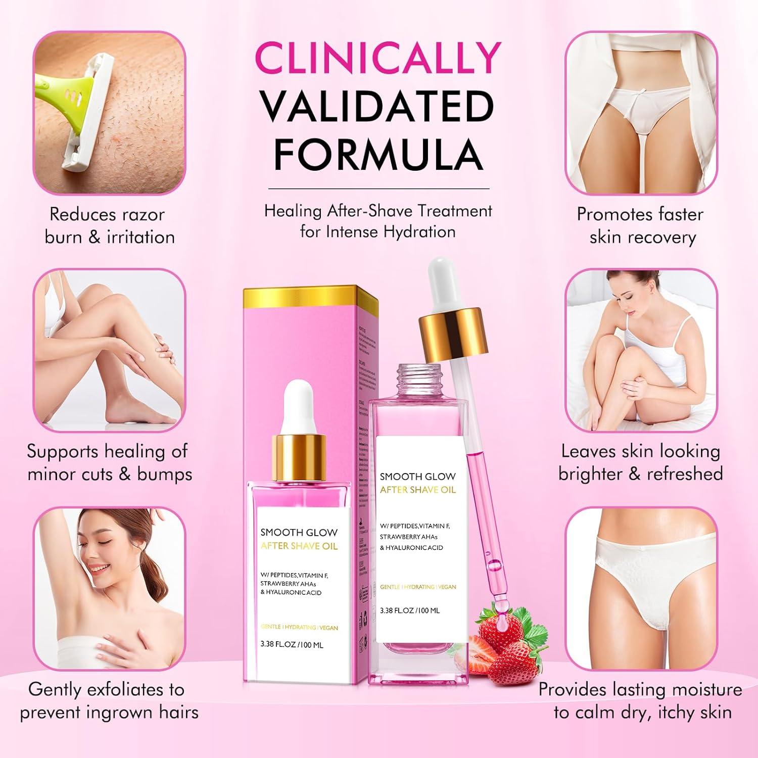 Aceite After Shave Ikzee 100ml Fresa y Vainilla Hidratante