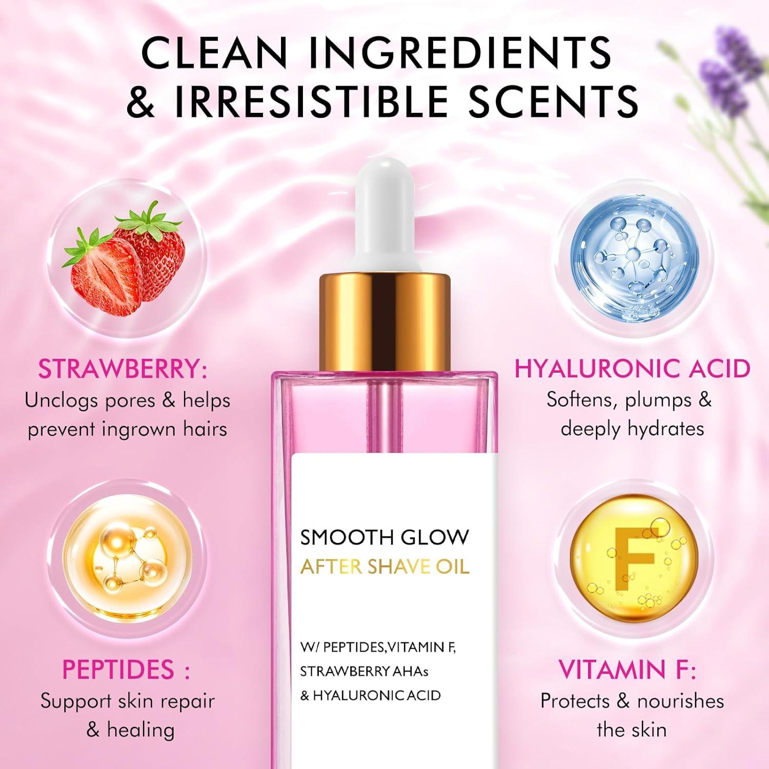 Aceite After Shave Ikzee 100ml Fresa y Vainilla Hidratante