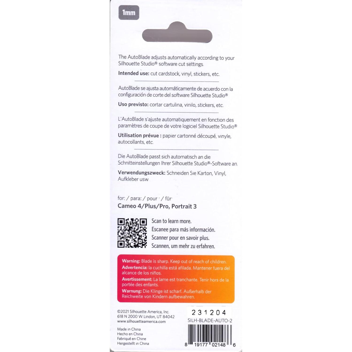 Cuchilla AutoBlade Silhouette para Cameo 4 - Ajuste Automático