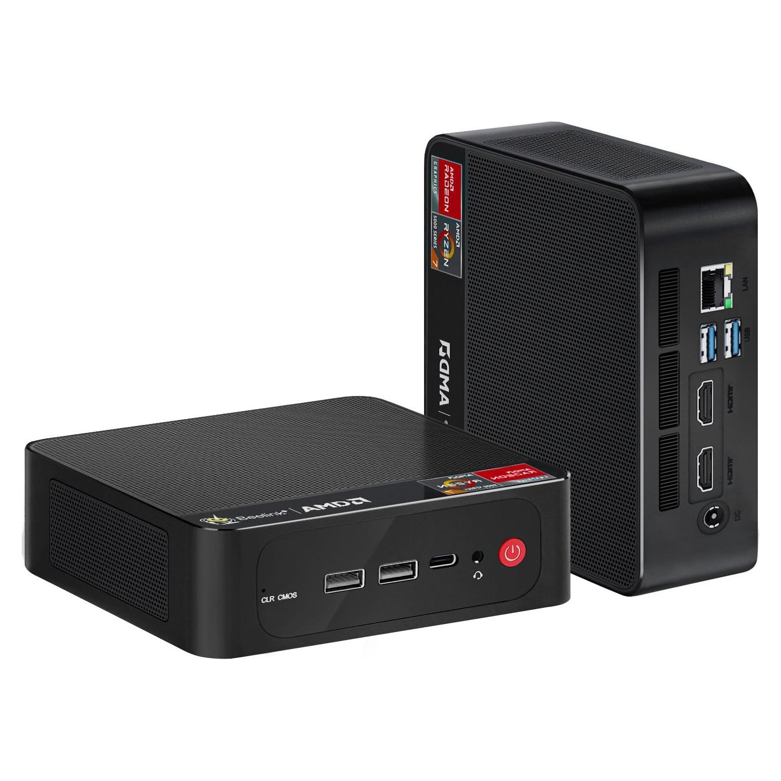 Mini PC Beelink SER5 MAX Ryzen 7 6800U 32GB RAM 500GB SSD