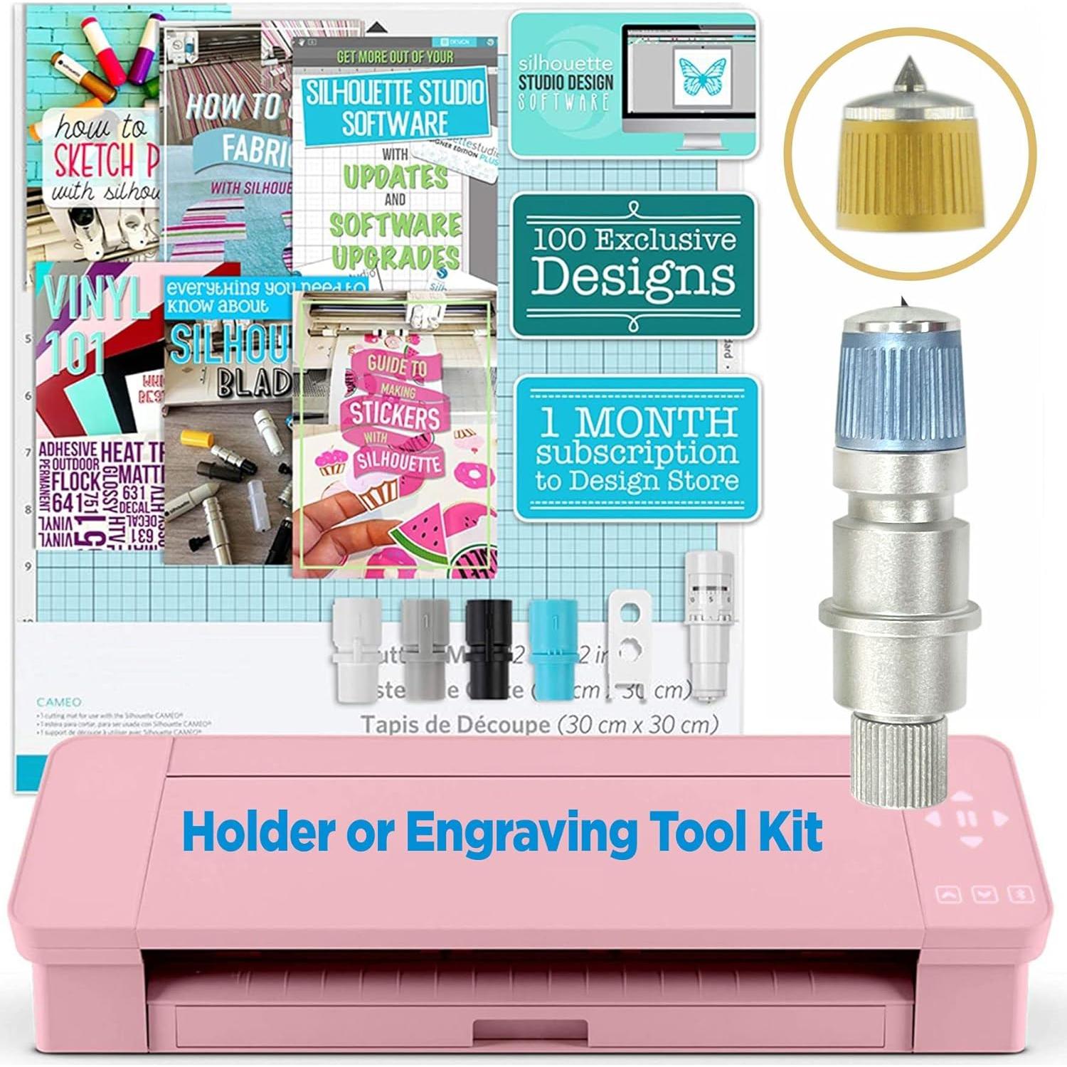 CB09 Soporte y Punta de Grabado para Silhouette Cameo 4