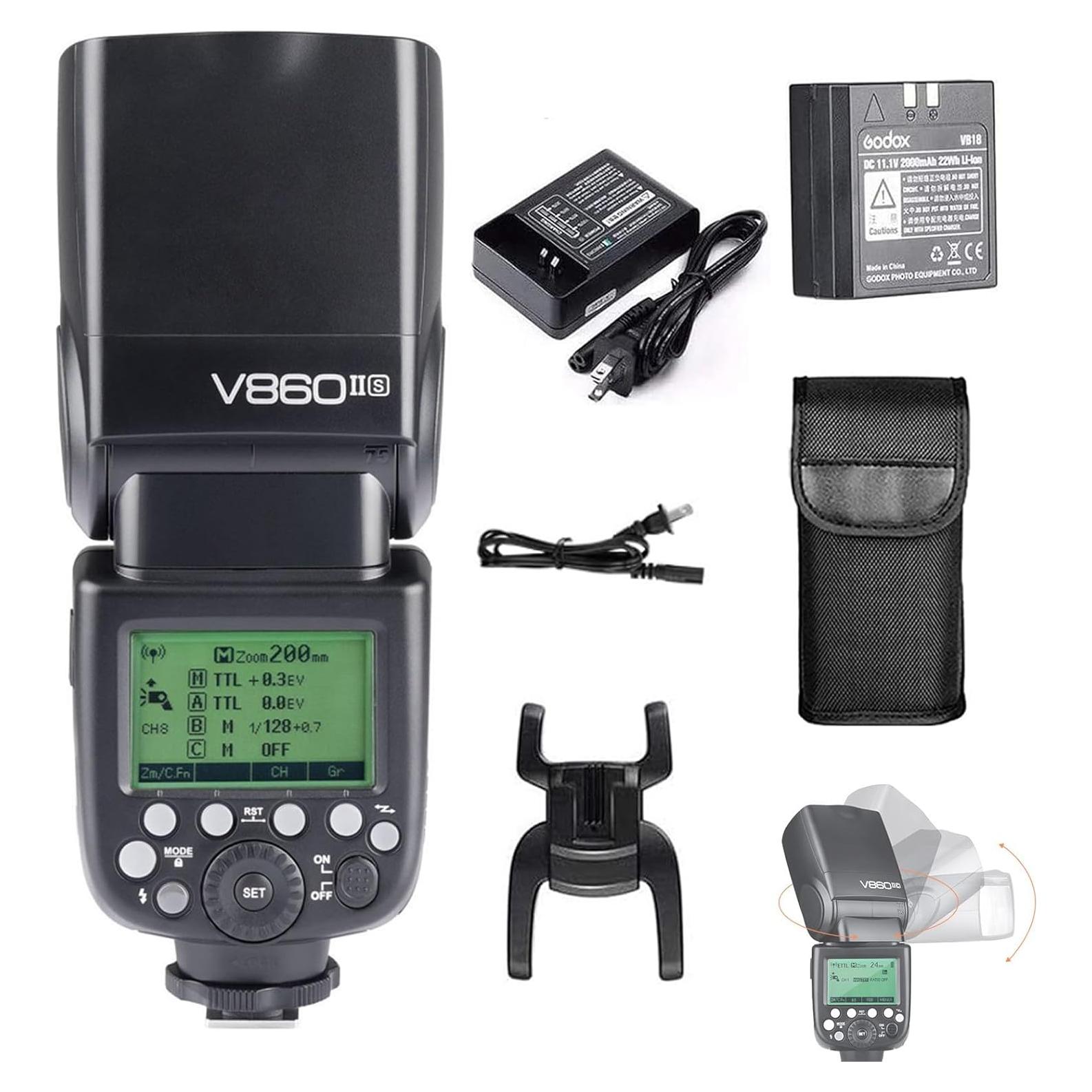 Flash Godox V860II-S TTL Inalámbrico para Cámaras Sony