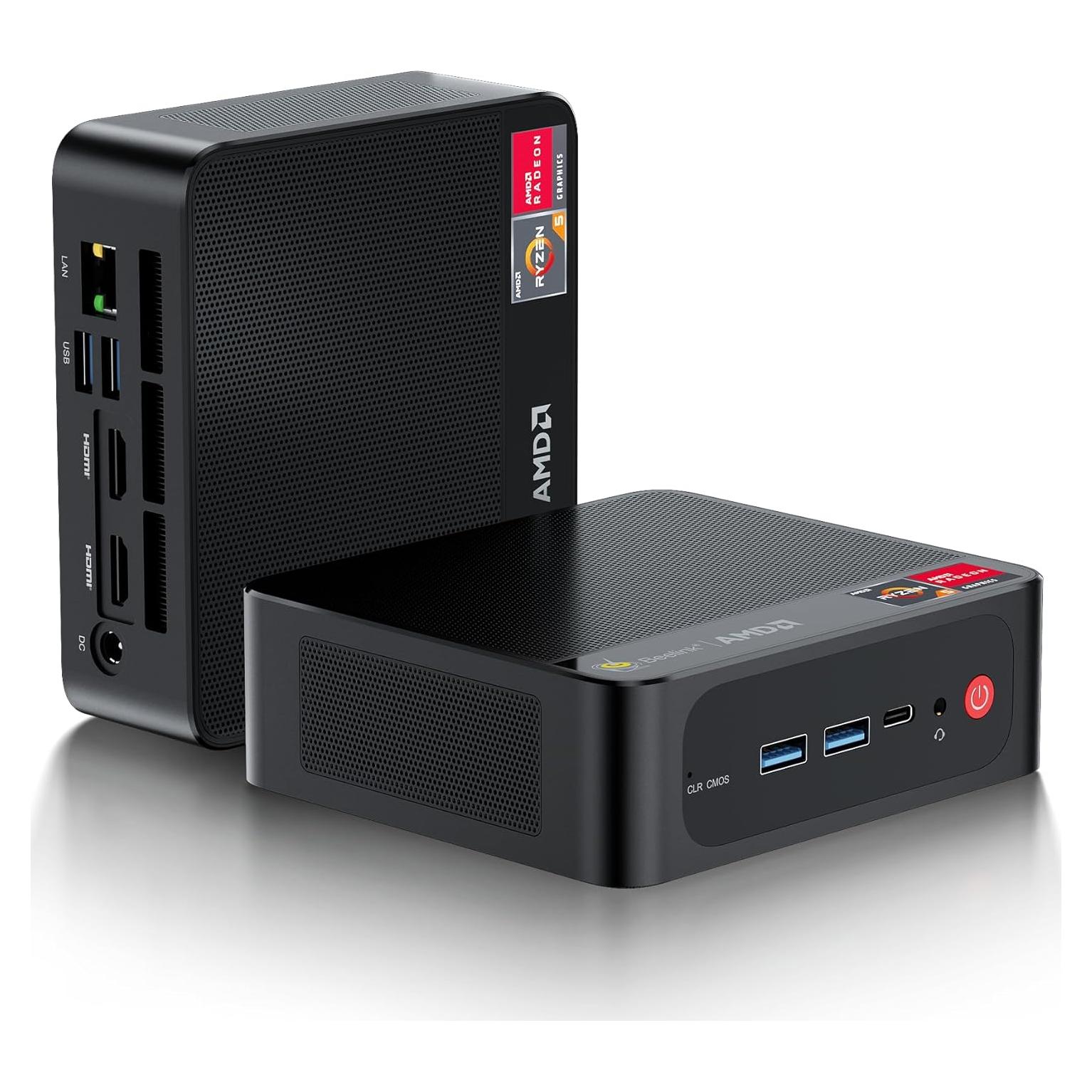 Mini PC Beelink SER5, AMD Ryzen 5 5500U, 16GB RAM, 500GB SSD