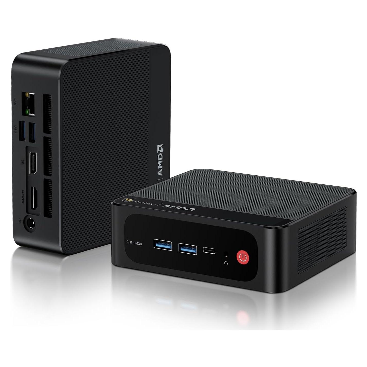 Mini PC Beelink SER5 6800U, 32GB RAM, 500GB SSD, 4K