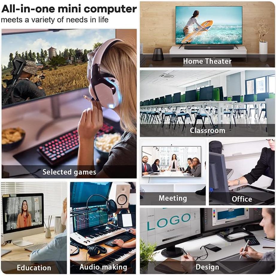 Beelink Mini PC SER5 Ryzen 5 5500U 32GB 500GB SSD 4K