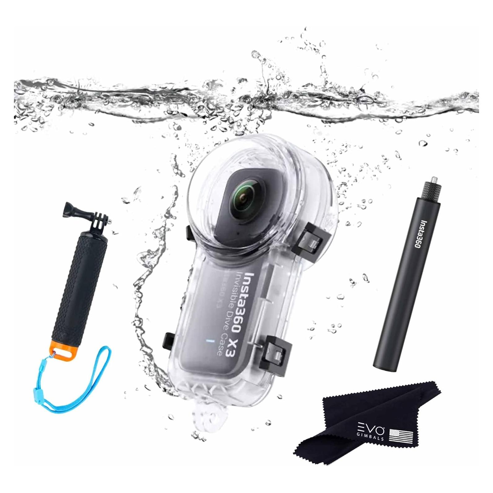 Funda de Buceo Invisible Insta360 X3 - Impermeable 50m