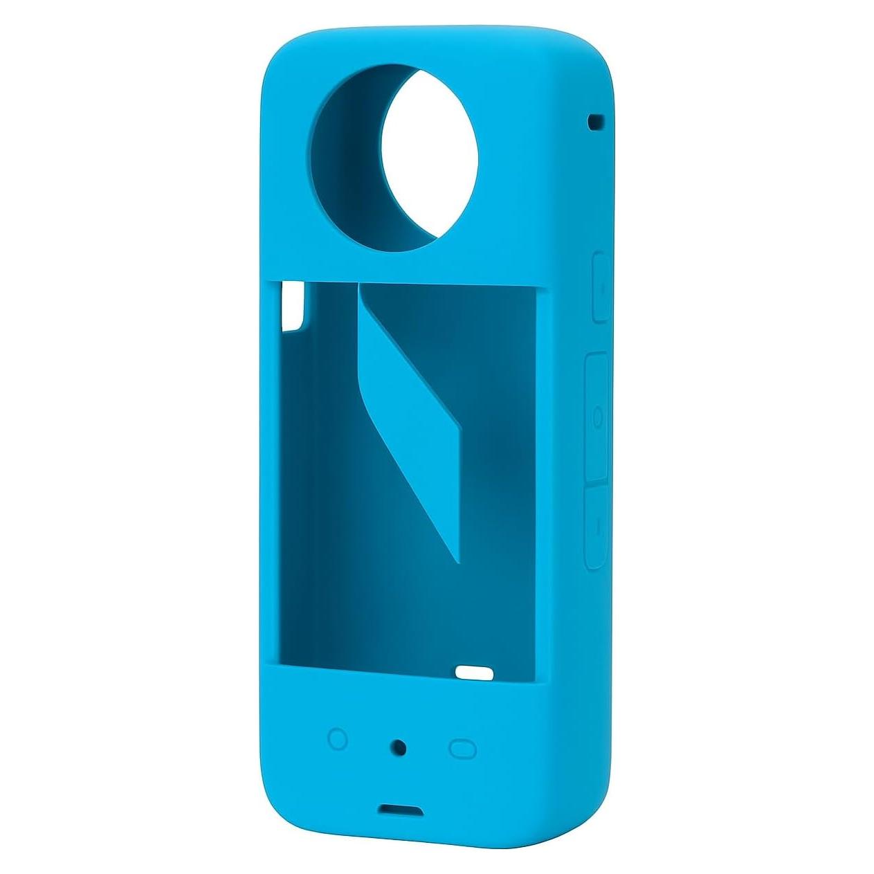 Funda Protectora de Silicona Insta360 X3 - Azul, Antigolpes