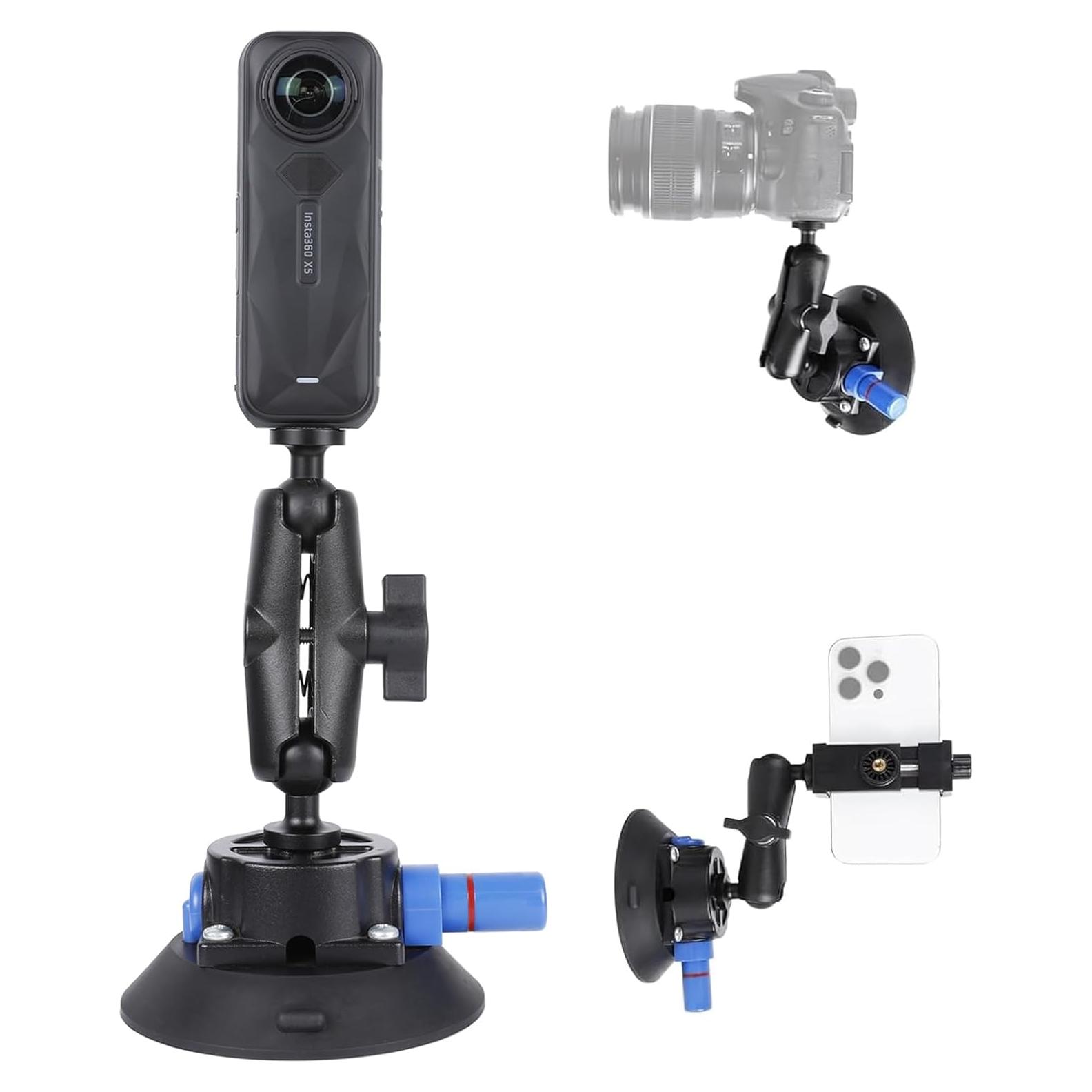 Soporte de Ventosa PellKing para Cámara y Smartphone 11.4 cm