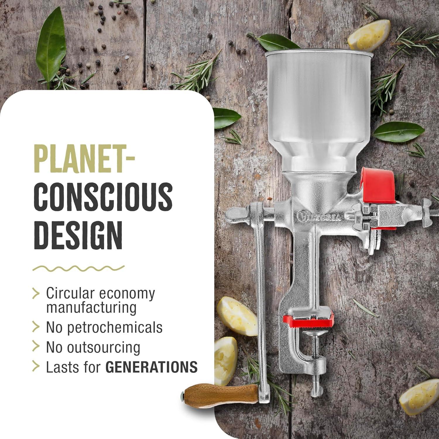 Molino Manual de Hierro Fundido Victoria GRN-100 para Granos