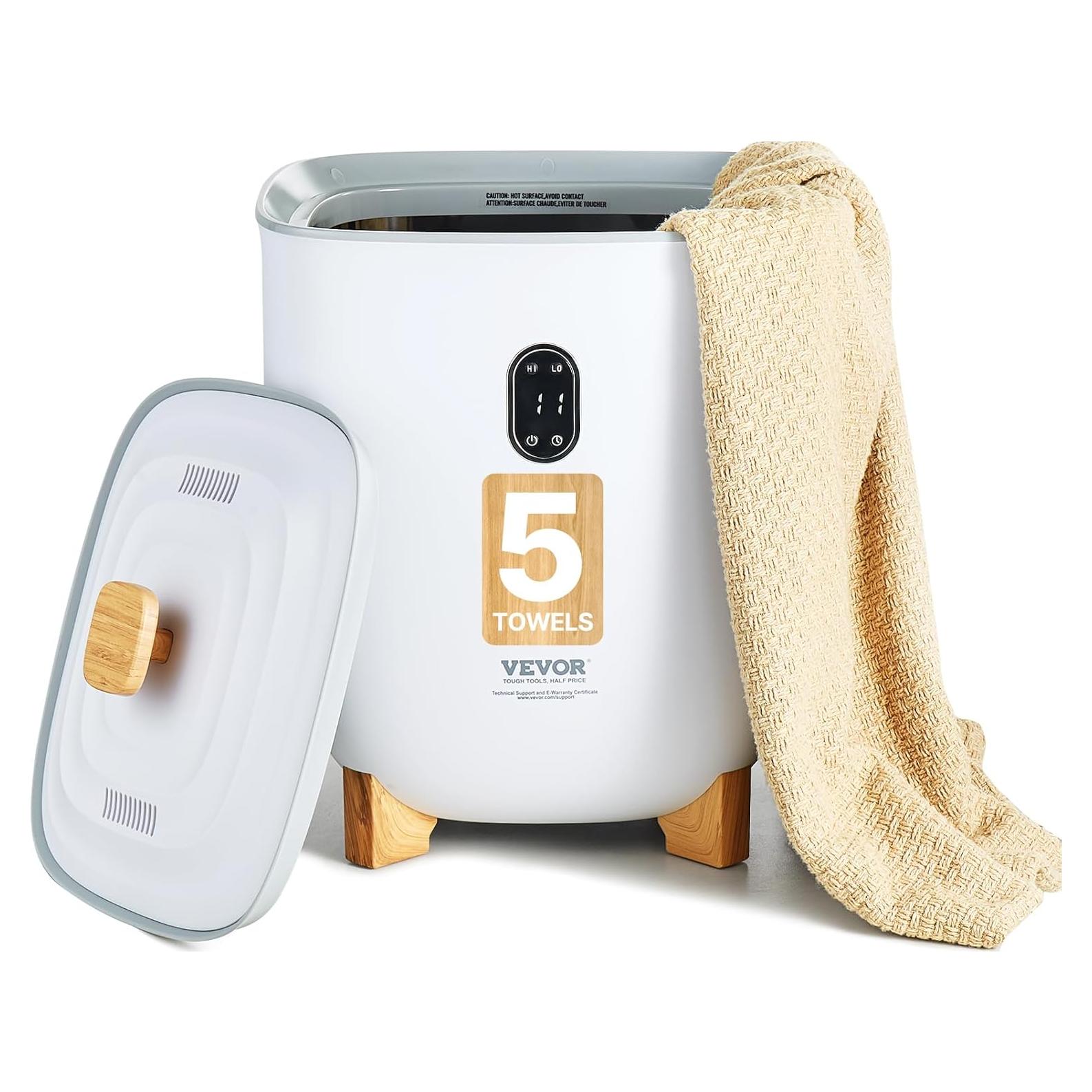 Calentador de Toallas VEVOR 25L Blanco con Apagado Automático