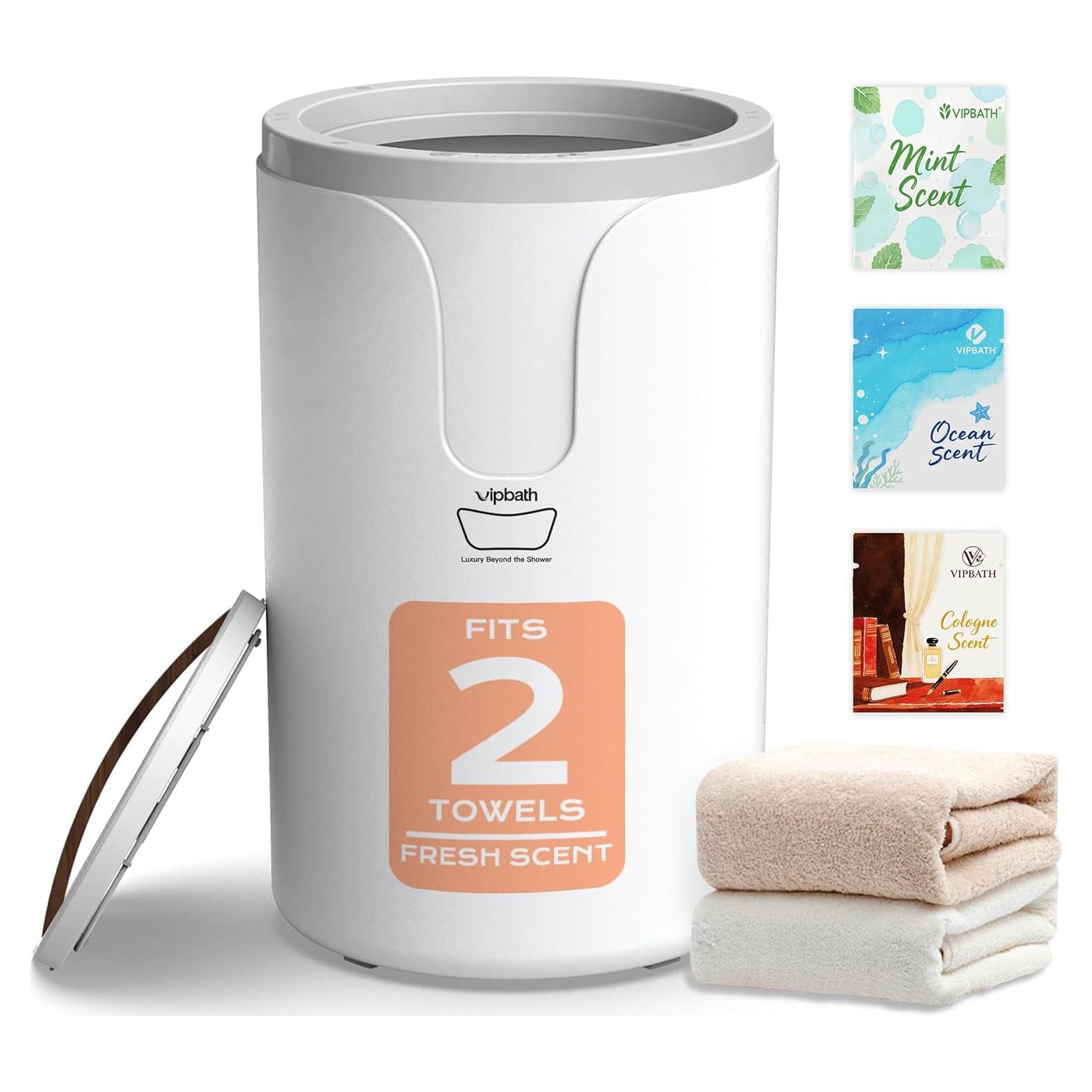 Cubo Calentador de Toallas VIPBATH 20L Acero Inoxidable Doble Calor