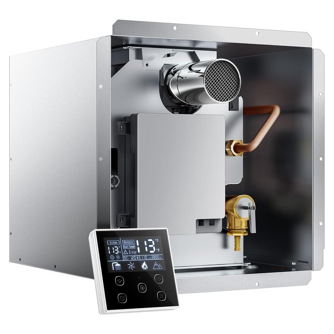 Calentador de Agua Sin Tanque Ranein 65,000 BTU 12V