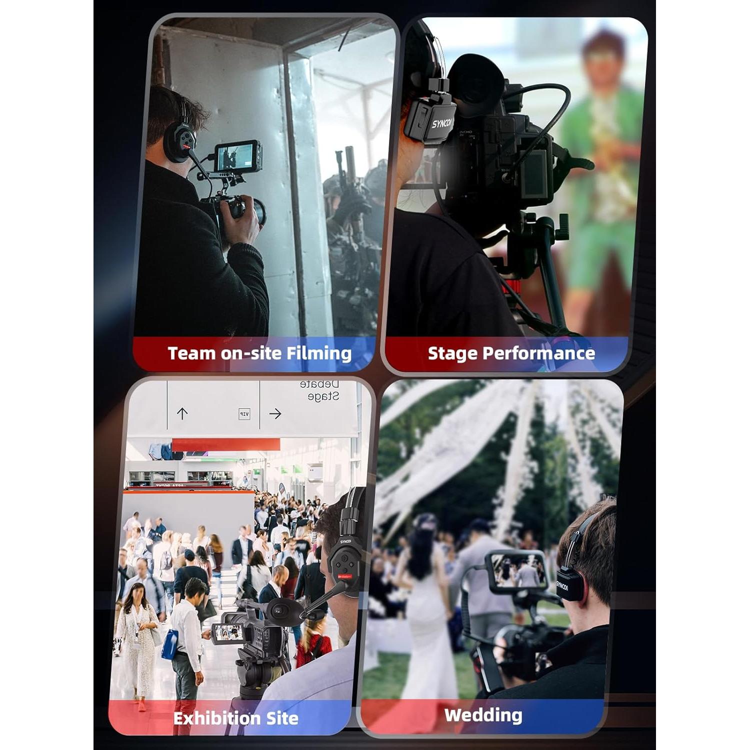 Auriculares Inalámbricos SYNCO XTALK X2 para Comunicación 2 Personas