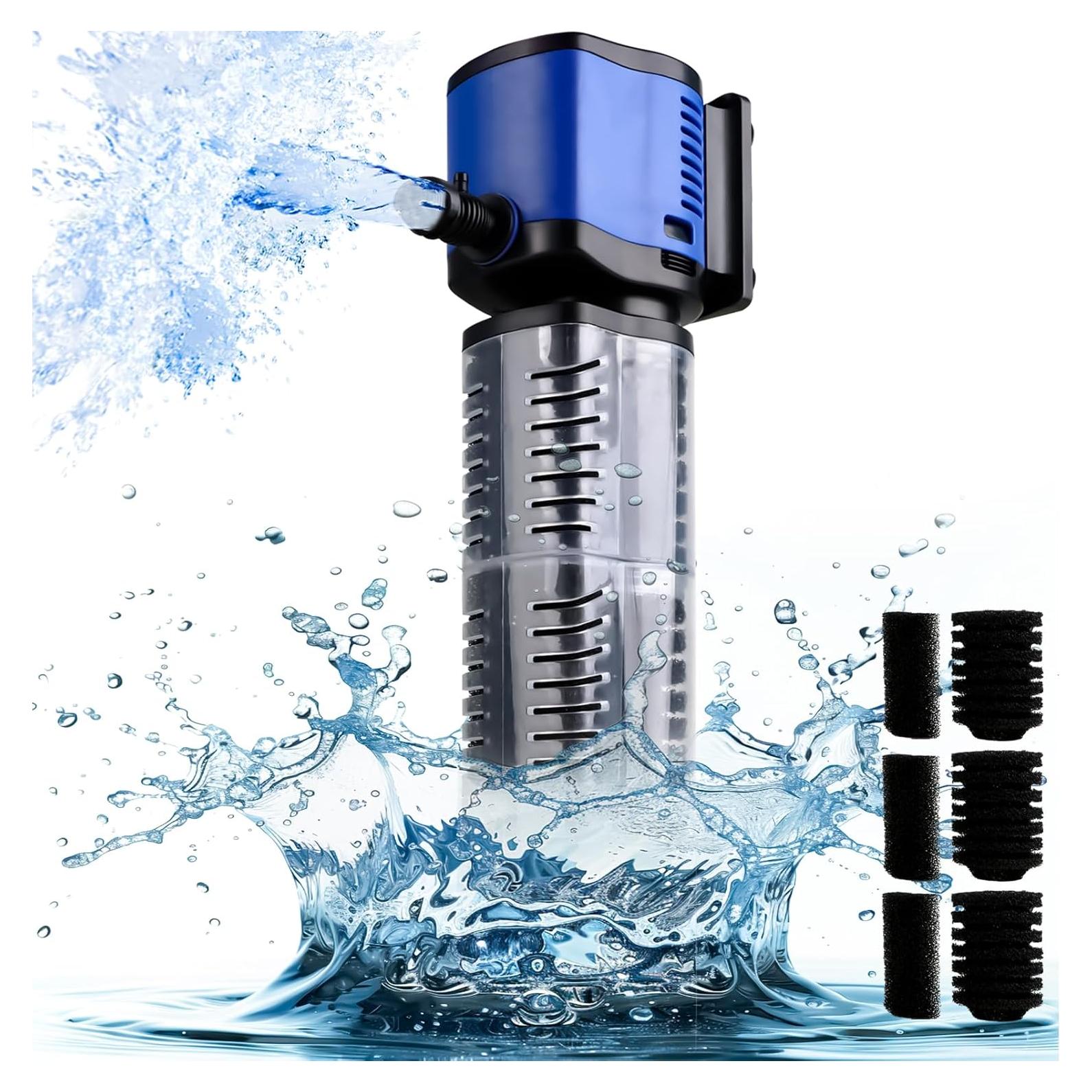 Filtro de Acuario Coospider 100-300 Galones 660GPH Esponja