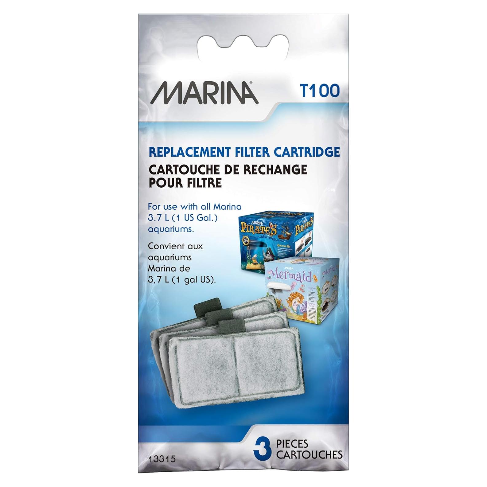 Cartucho de Filtro de Reemplazo Marina T100 - Paquete de 3