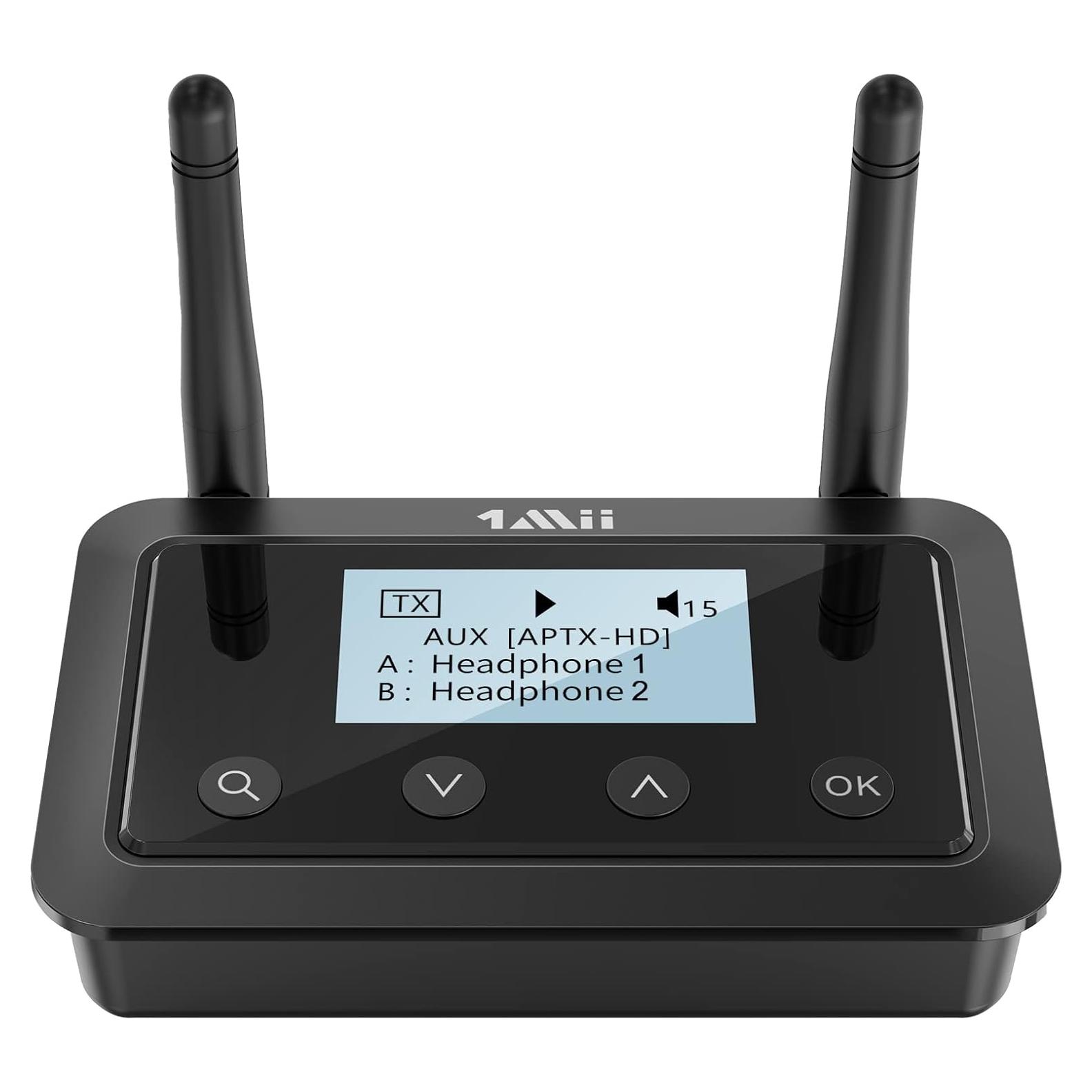 Transmisor Receptor Bluetooth 1Mii B03+ para TV y Audio