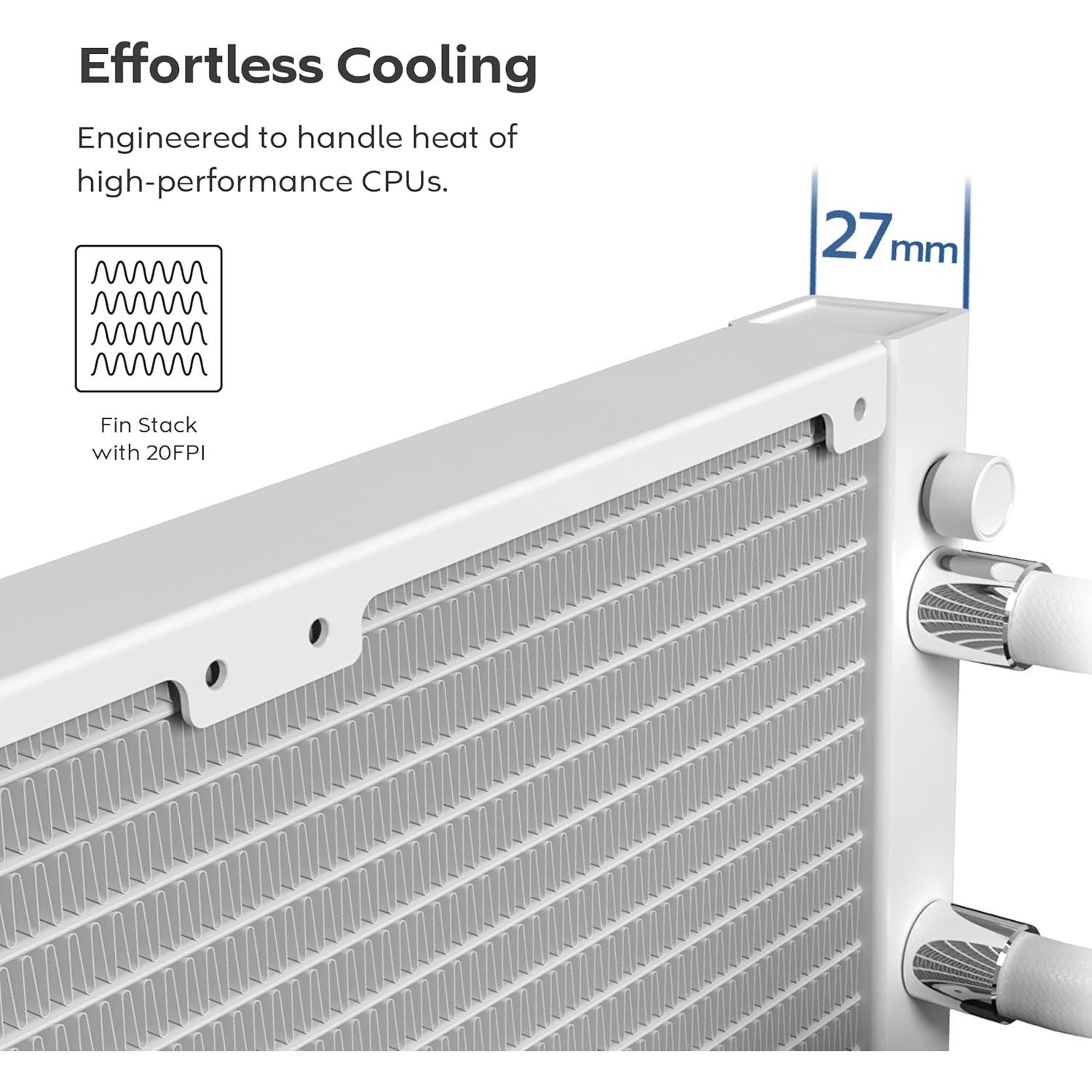 Enfriador de CPU líquido AIO Montech HyperFlow Silent 360mm