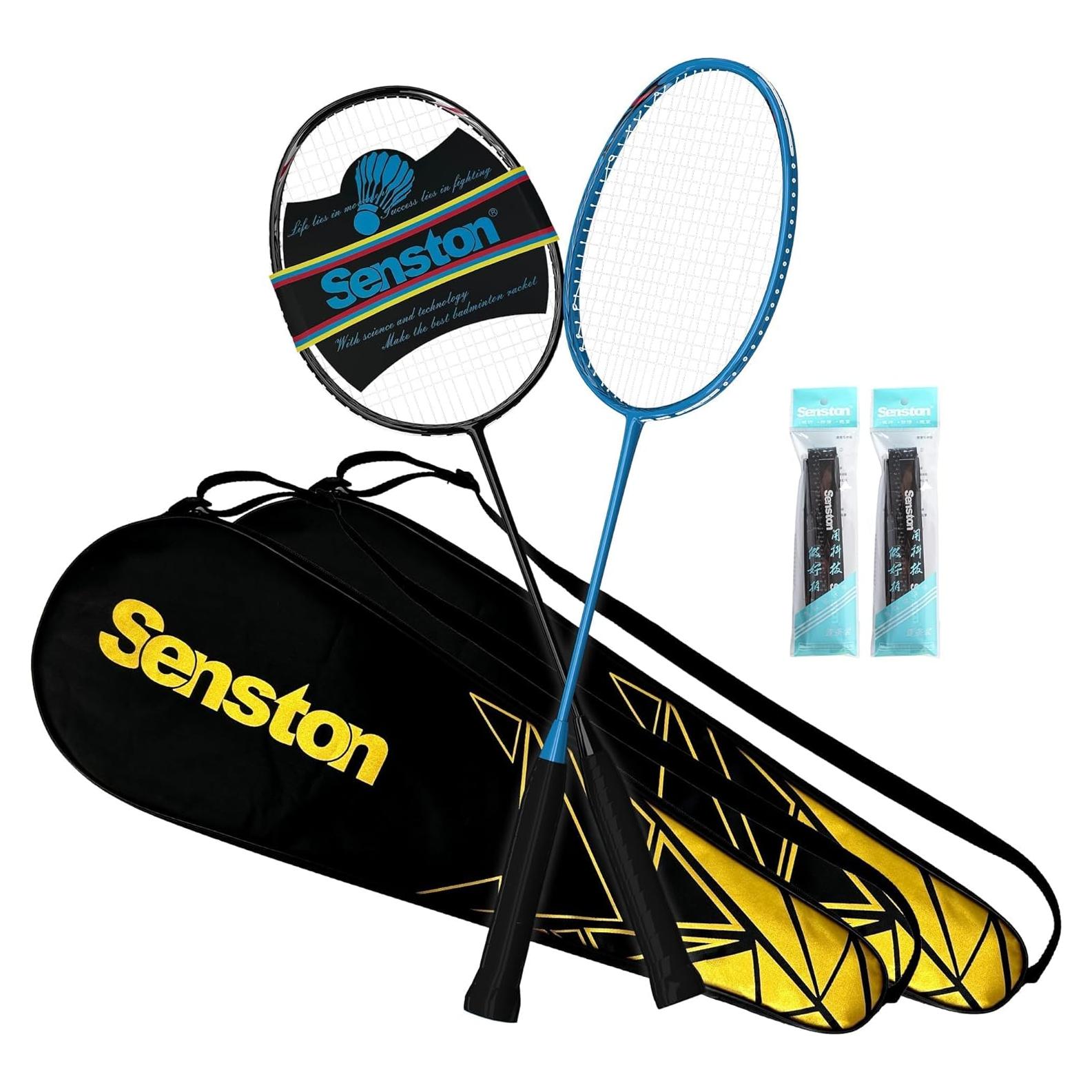 Set de Raquetas de Bádminton Senston N80 - Fibra de Carbono 5U