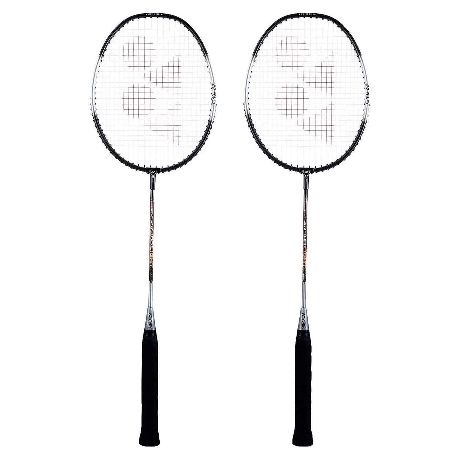 Raquetas de Bádminton YONEX ZR 100 Aluminio Ligero - Juego de 2