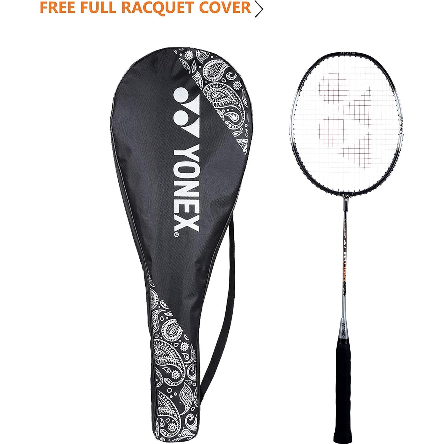 Raquetas de Bádminton YONEX ZR 100 Aluminio Ligero - Juego de 2