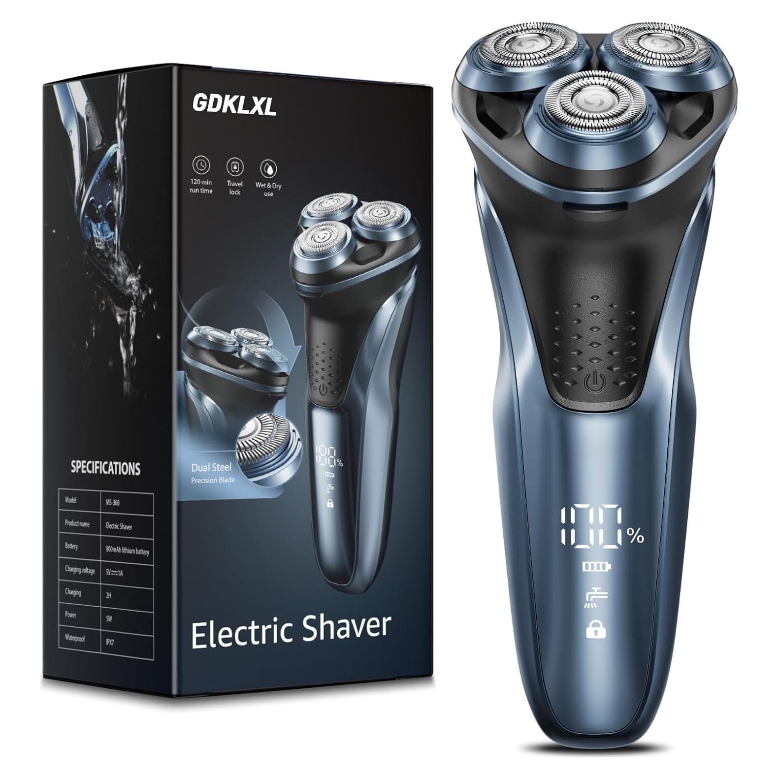 Afeitadora Eléctrica GDKLXL MS-368 Impermeable IPX7 90 min