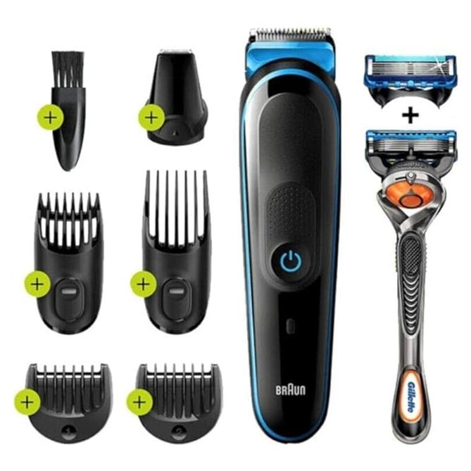 Recortador de Barba Braun MGK5245 7-en-1 Cuchillas Afiladas