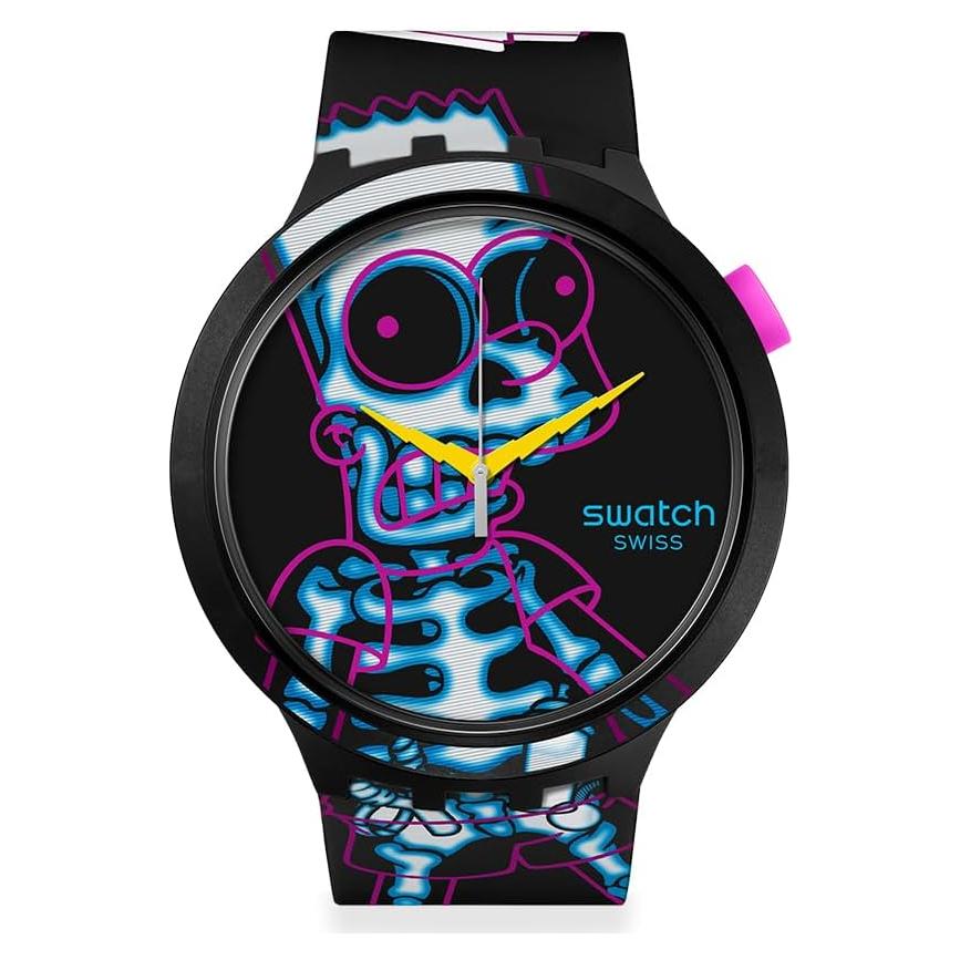 Reloj Swatch Big Bold Unisex Automático 47mm Negro