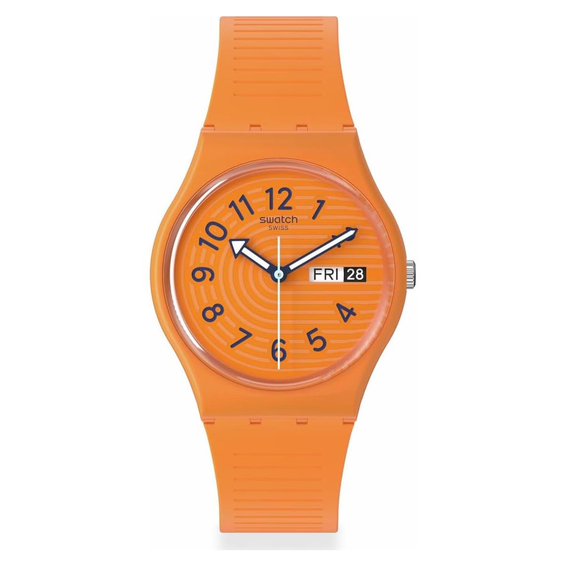 Reloj Unisex Swatch Gent Biosourced Naranja 34mm Cuarzo