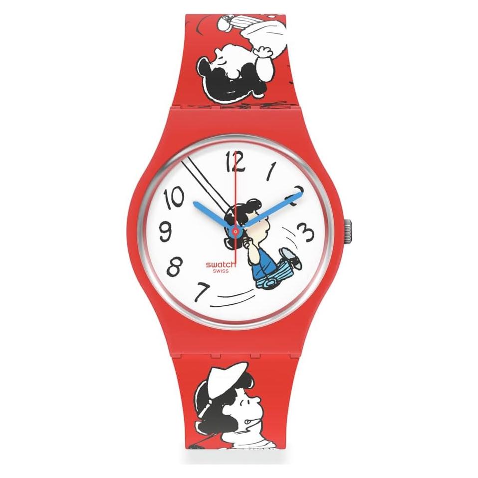 Reloj Swatch Gent Biosourced Rojo 41mm Cuarzo Impermeable