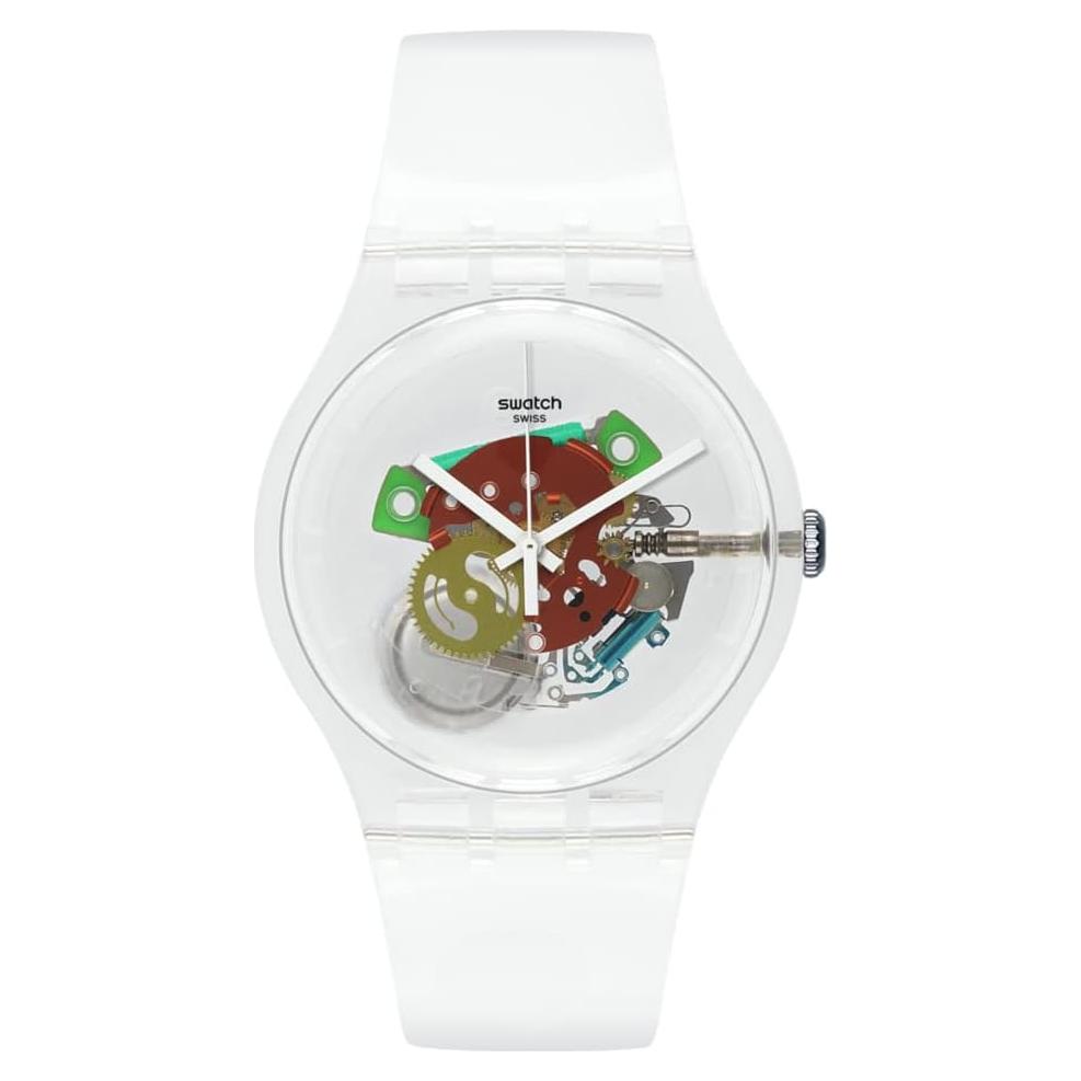 Reloj de Cuarzo Unisex Swatch New Gent 41mm Transparente