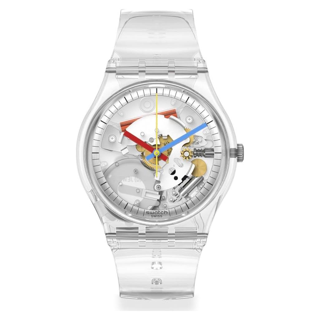 Reloj Swatch Gent Biosourced 34mm Cuarzo Transparente Unisex