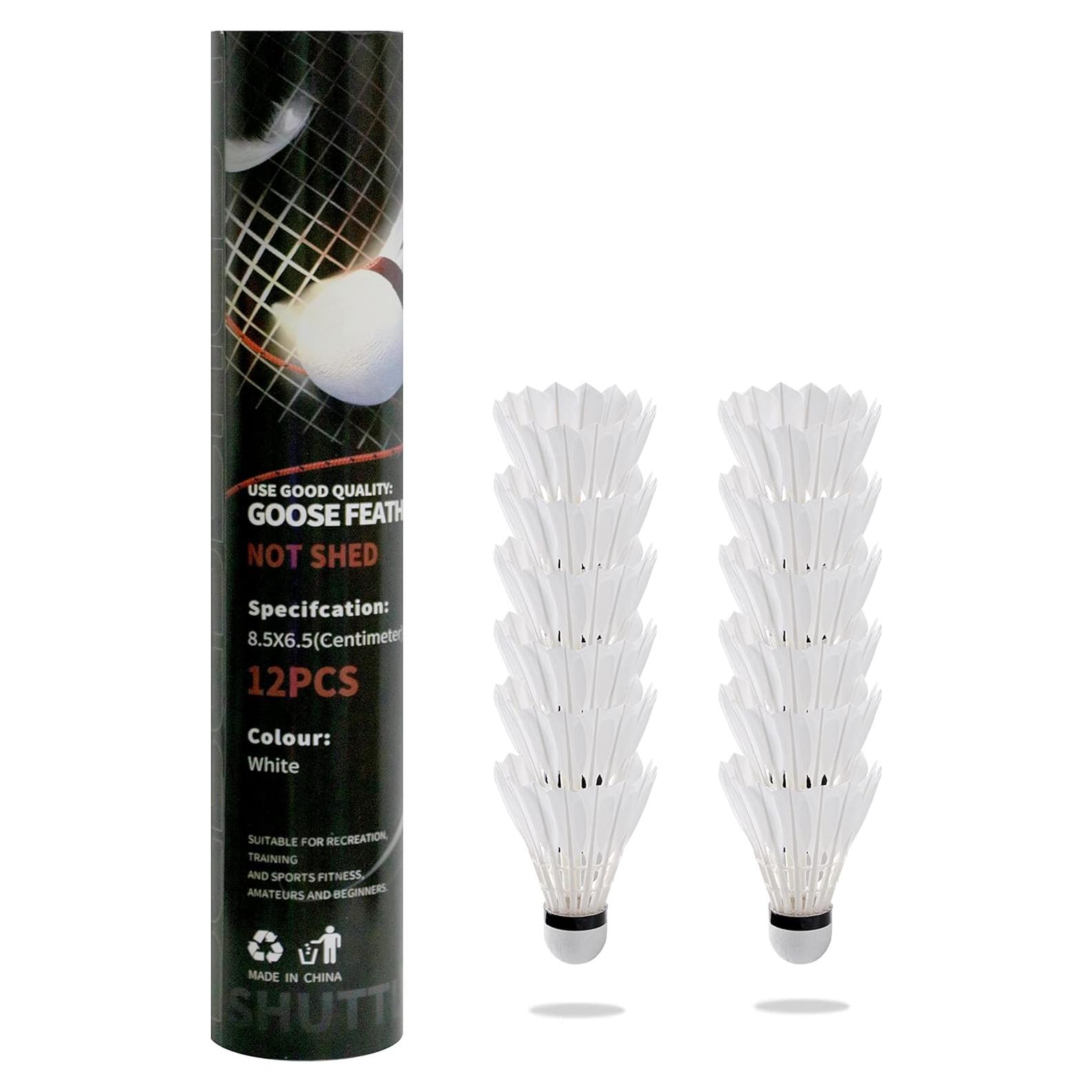 Paquete de 12 Volantes de Bádminton Larumsport - Alta Velocidad