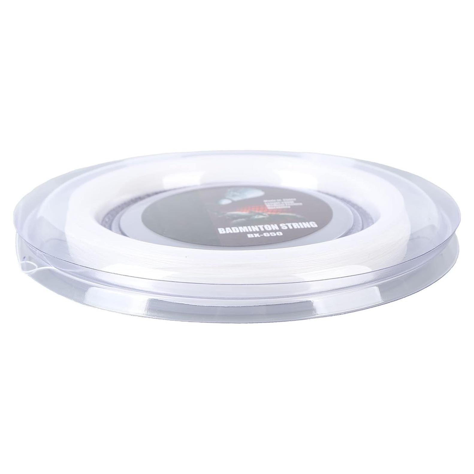 Cuerda de Bádminton Keenso BX650 200m Nylon 0.72mm Blanco